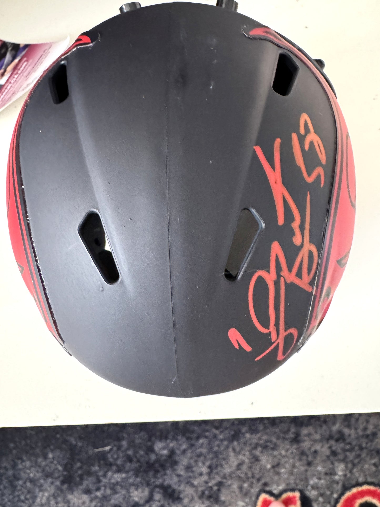 Shaquil Barrett Signed✍️Tampa Bay Buccaneers🏴‍☠Alternate Eclipse Speed Mini Helmet Inc. PSA COA