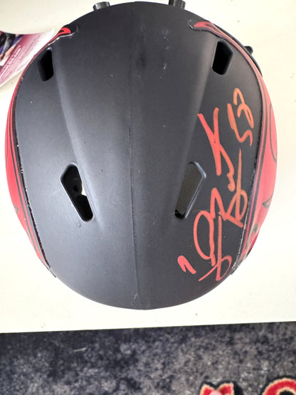 Shaquil Barrett Signed✍️Tampa Bay Buccaneers🏴‍☠Alternate Eclipse Speed Mini Helmet Inc. PSA COA