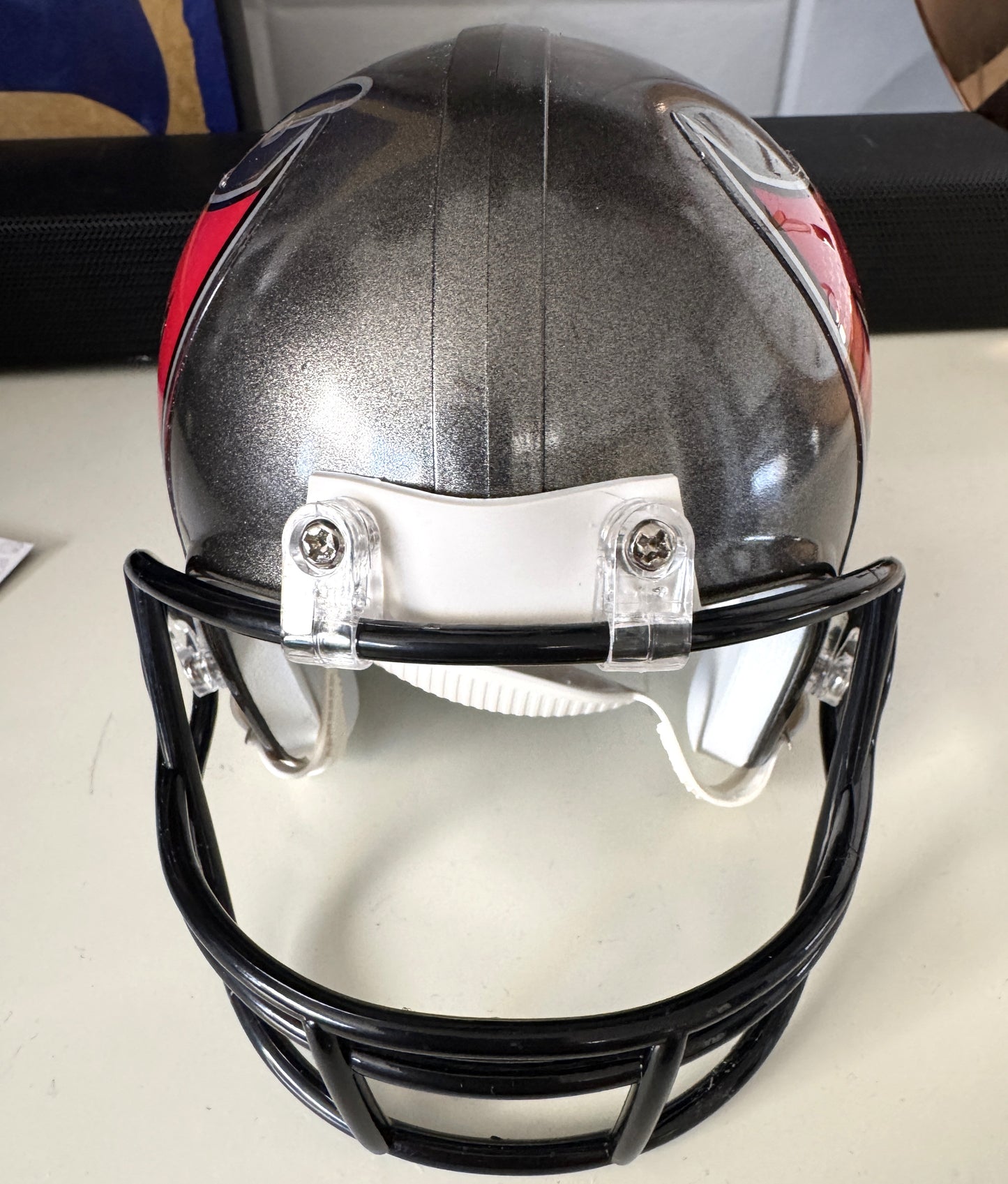Ronde Barber Signed✍️Tampa Bay Buccaneers🏴‍☠Mini Helmet with HOF 23 Inscription