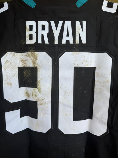 Taven Bryan GAME USED 10/28/18 PHOTO MATCHED 📸 Jacksonville Jaguars Nike NFL Jersey vs. Philadelphia Eagles at Wembley Stadium London