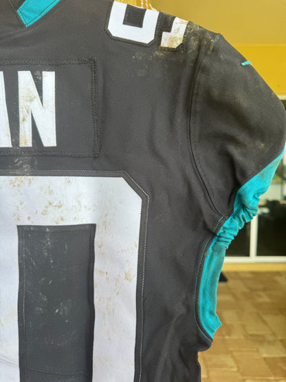 Taven Bryan GAME USED 10/28/18 PHOTO MATCHED 📸 Jacksonville Jaguars Nike NFL Jersey vs. Philadelphia Eagles at Wembley Stadium London
