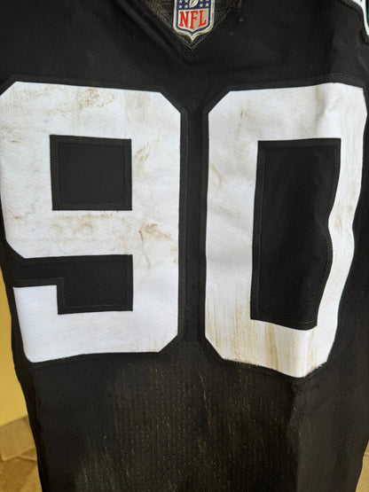 Taven Bryan GAME USED 10/28/18 PHOTO MATCHED 📸 Jacksonville Jaguars Nike NFL Jersey vs. Philadelphia Eagles at Wembley Stadium London