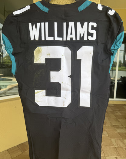 Darious Williams GAME WORN 💪 (10/30/22) PHOTO MATCHED 📸 Jaguars Nike NFL Jersey 👕 vs. Denver Broncos in London