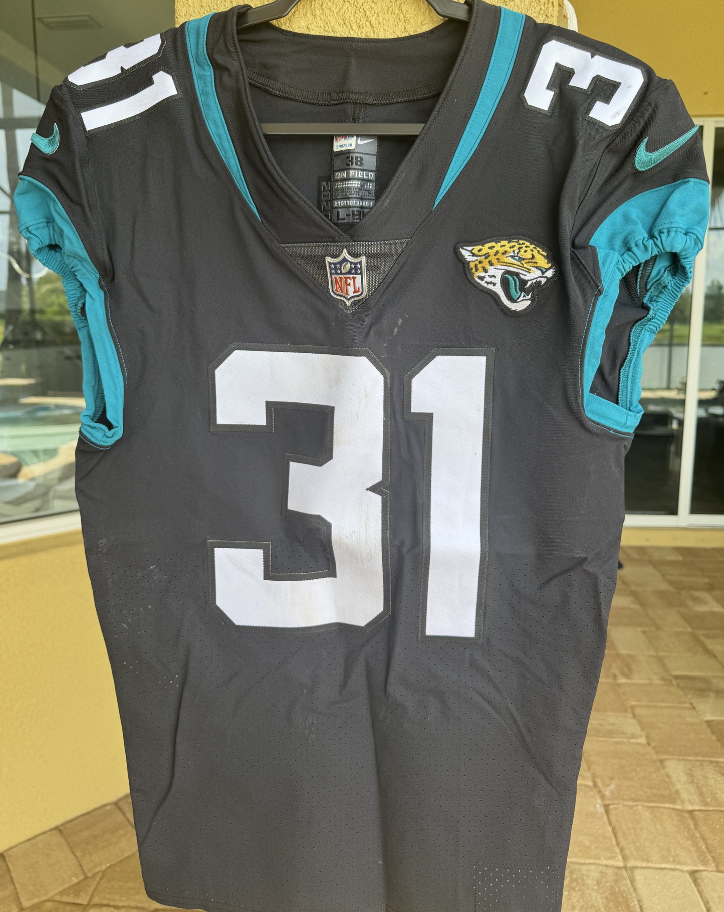 Darious Williams GAME WORN 💪 (10/30/22) PHOTO MATCHED 📸 Jaguars Nike NFL Jersey 👕 vs. Denver Broncos in London