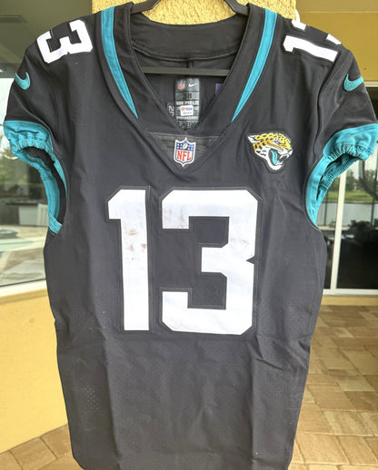 Rashad Greene GAME WORN 💪 10/28/18 PHOTO MATCHED 📸 Jacksonville Jaguars 🐆 NFL Jersey 👕 vs. Philadelphia Eagles in London