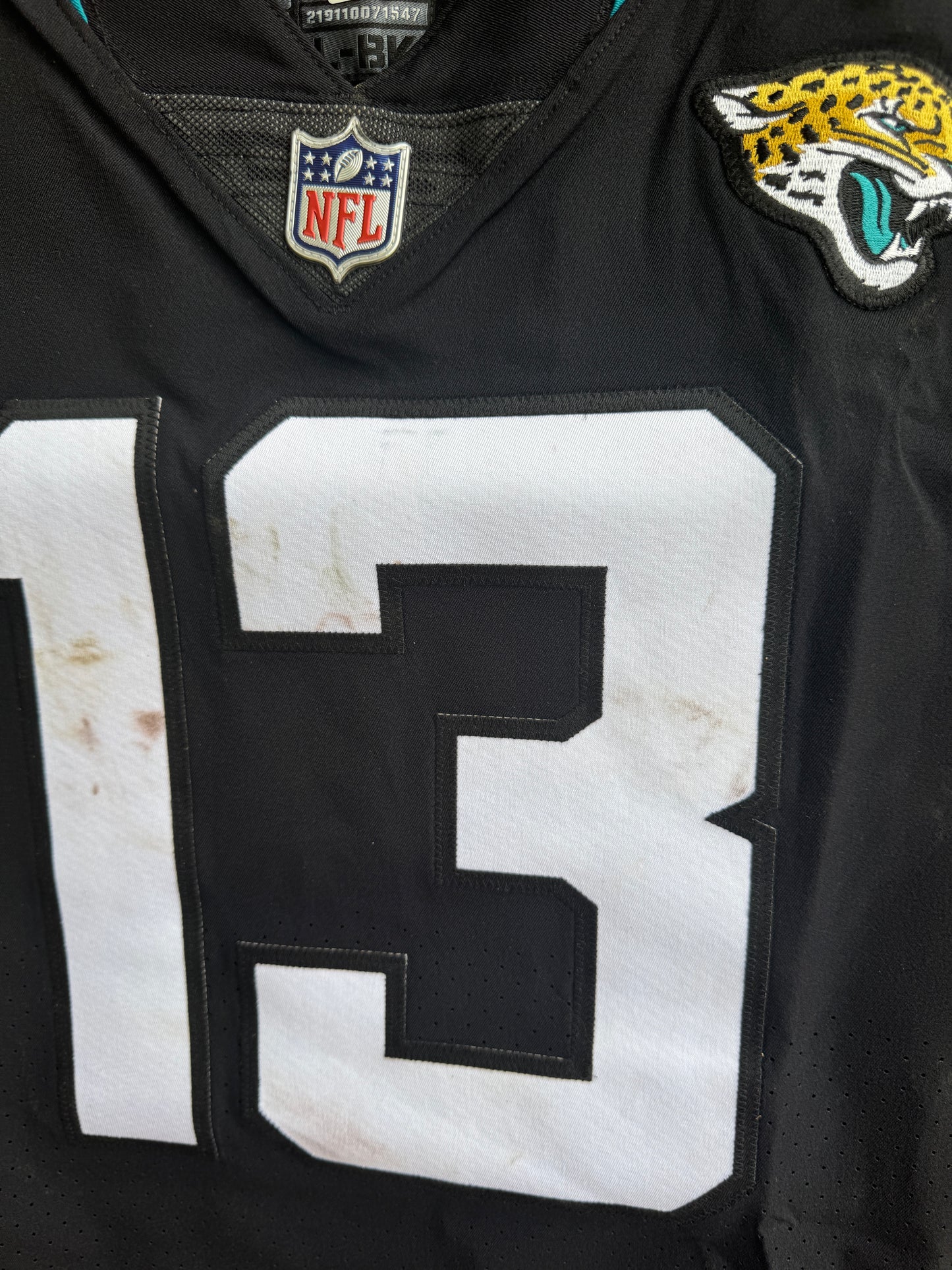 Rashad Greene GAME WORN 💪 10/28/18 PHOTO MATCHED 📸 Jacksonville Jaguars 🐆 NFL Jersey 👕 vs. Philadelphia Eagles in London