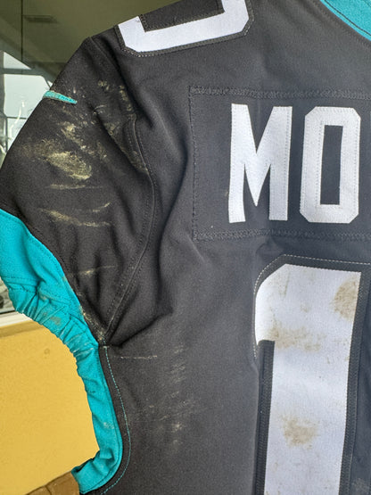 Donte Moncrief GAME USED 💪 10/28/18 PHOTO MATCHED 📸 Jacksonville Jaguars 🐆 Nike NFL Jersey 👕 PSA Certified 🛡️ vs. Philadelphia Eagles London Game at Wembley Stadium