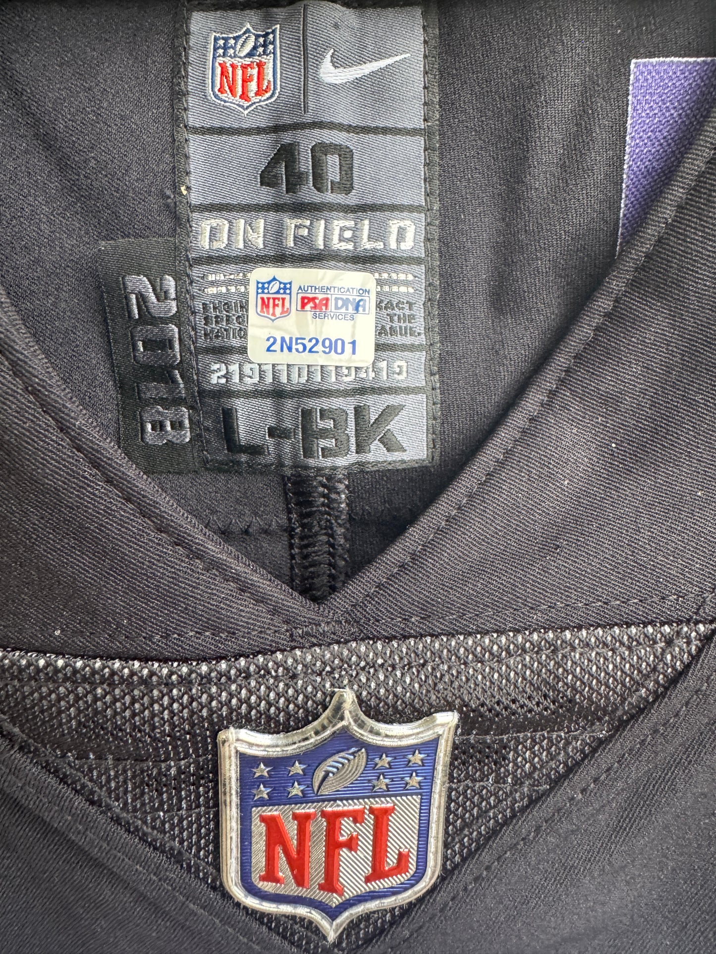 Donte Moncrief GAME USED 💪 10/28/18 PHOTO MATCHED 📸 Jacksonville Jaguars 🐆 Nike NFL Jersey 👕 PSA Certified 🛡️ vs. Philadelphia Eagles London Game at Wembley Stadium