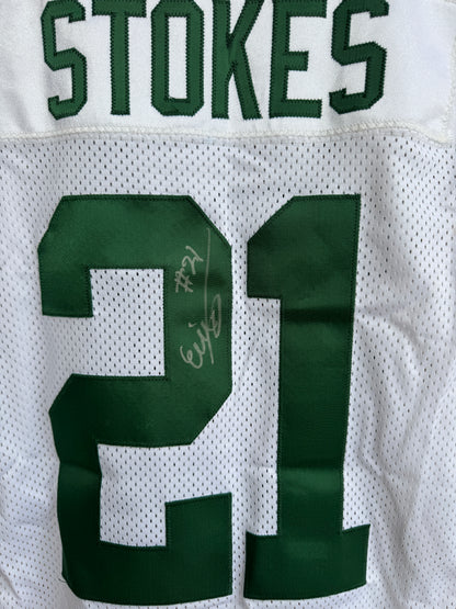Eric Stokes GAME WORN 💪 10/10/21 PHOTO MATCHED 📸 Signed ✍️ Green Bay Packers Jersey👕 vs. Bengals Includes PSA Authenticity 🛡️