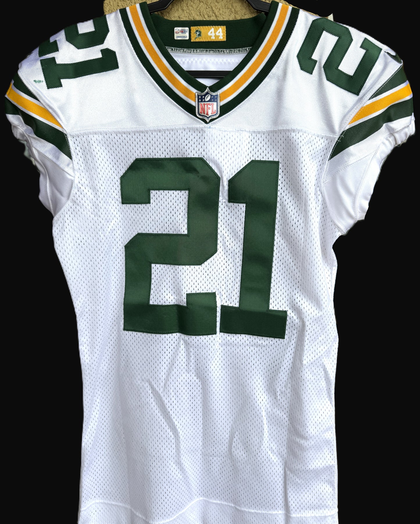 Eric Stokes GAME WORN 💪 10/10/21 PHOTO MATCHED 📸 Signed ✍️ Green Bay Packers Jersey👕 vs. Bengals Includes PSA Authenticity 🛡️