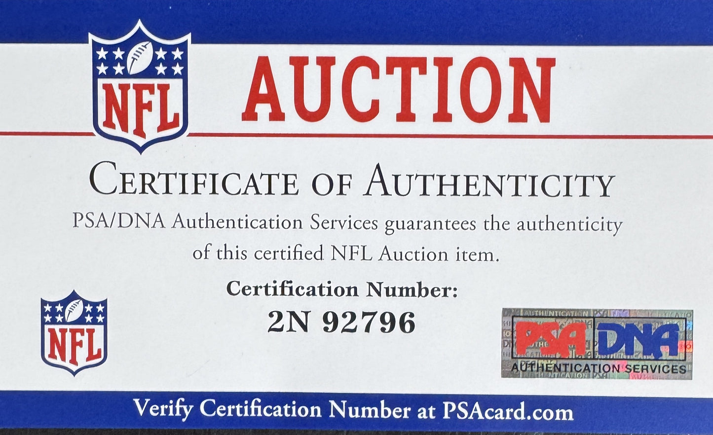Aaron Brewer GAME USED 11/21/22 PHOTO MATCHED Cardinals Jersey NFL Intl Series in Mexico City vs. San Francisco 49ers