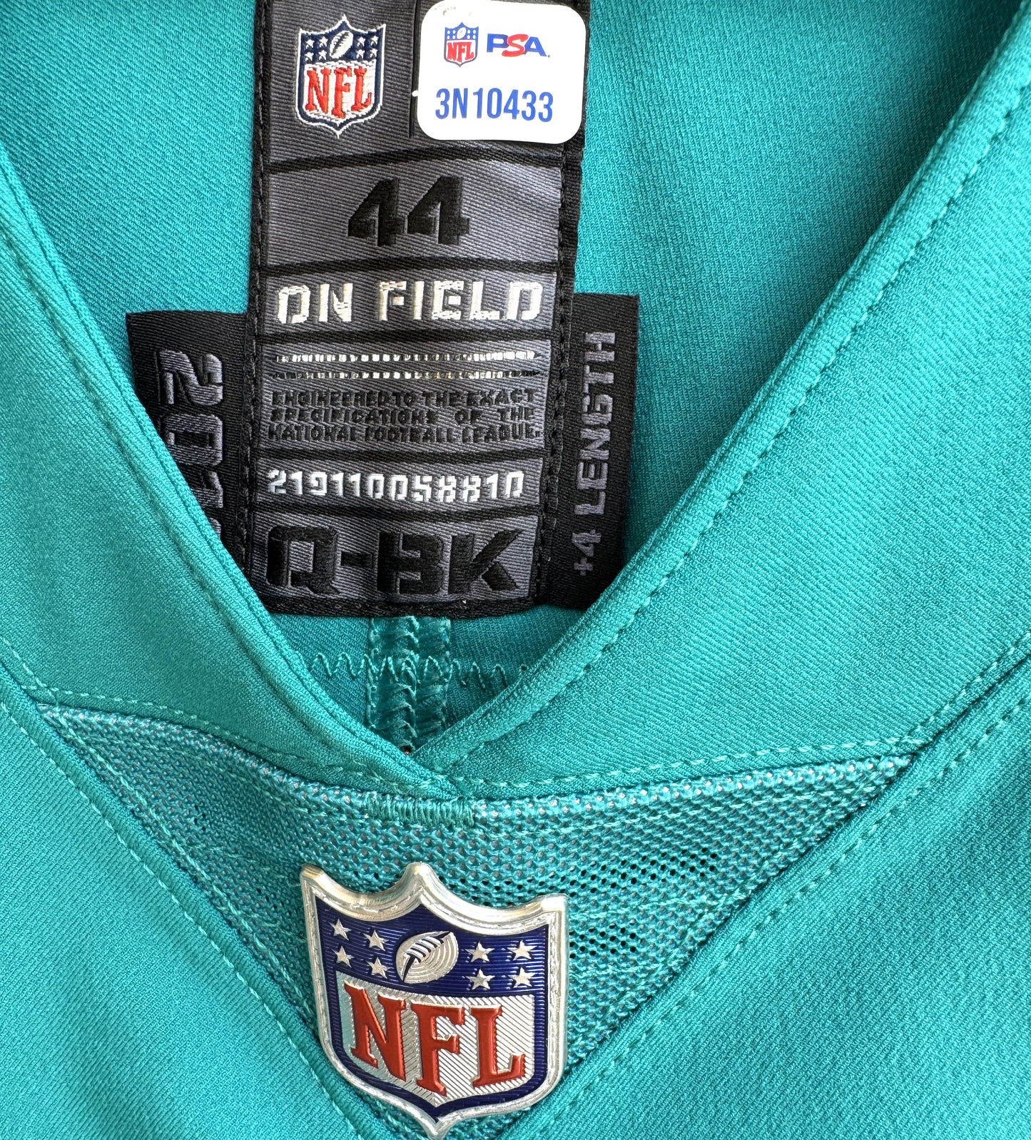 Ryan Tannehill GAME ISSUED Miami Dolphins 🐬 Nike NFL Jersey👕 Inc. PSA Authenticity 🛡️