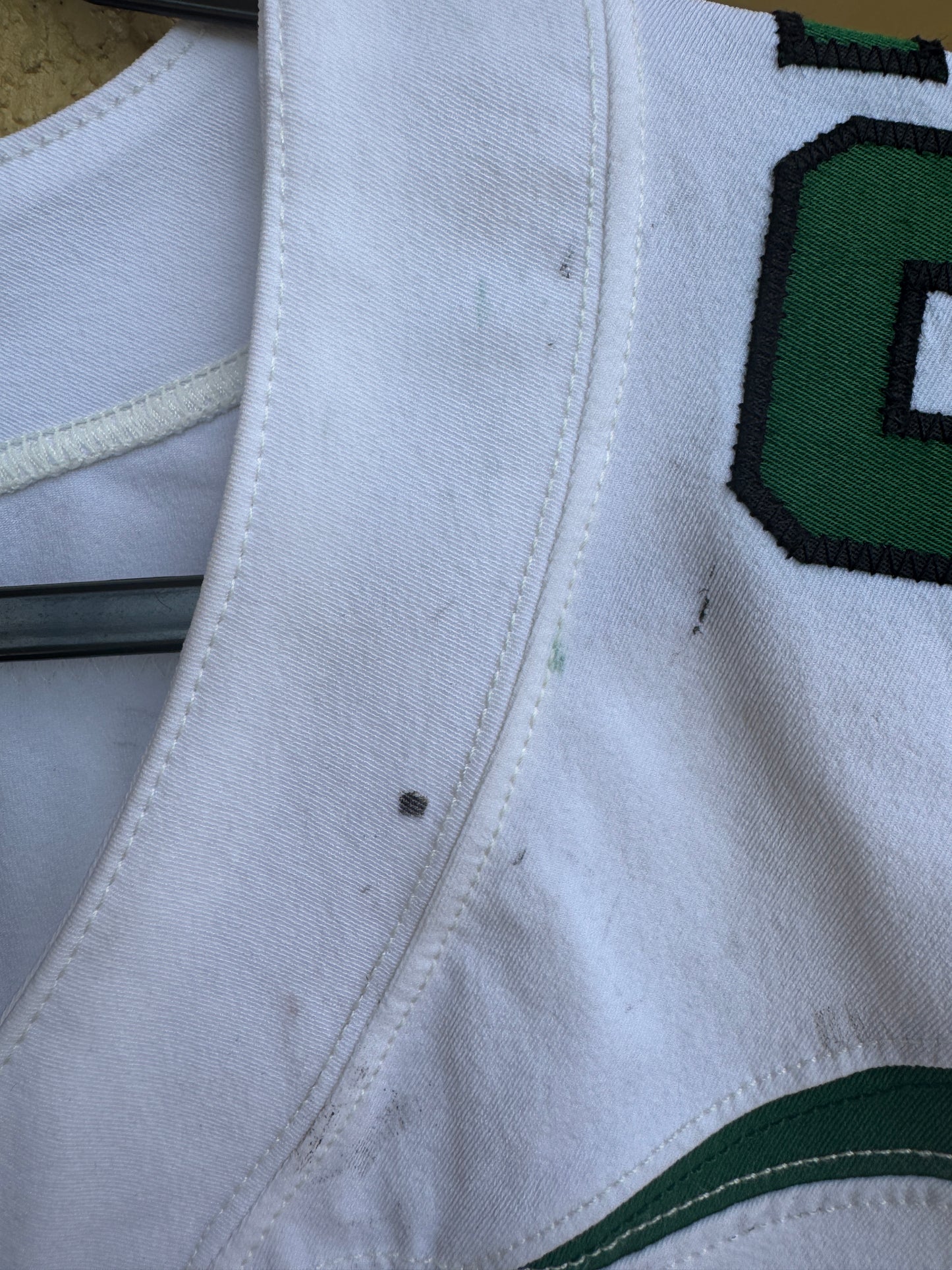 C.J. Uzomah GAME WORN/USED 💪 New York Jets Nike NFL Jersey 👕 with PSA Authenticity🛡️ Salute 2 Service Game