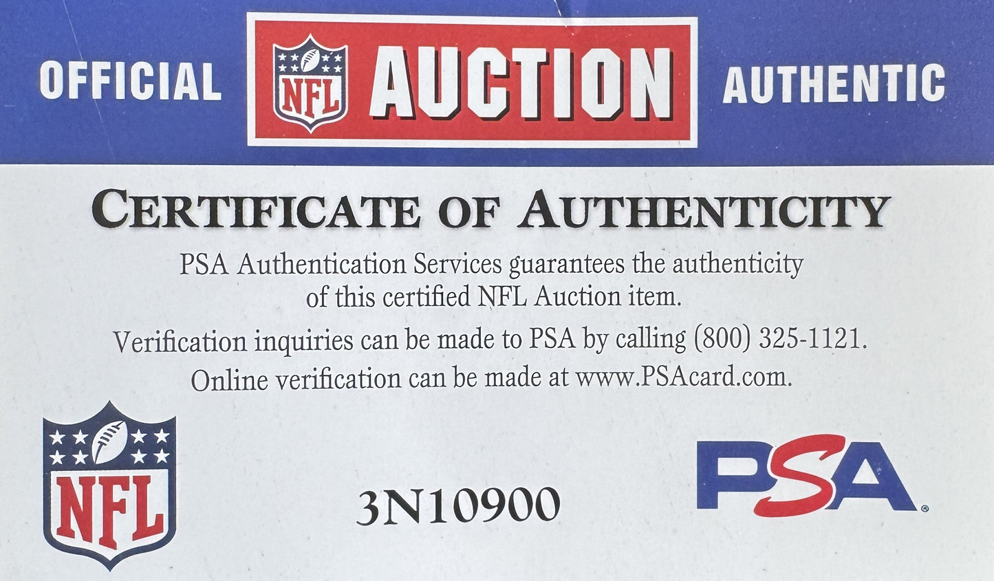 C.J. Uzomah GAME WORN/USED 💪 New York Jets Nike NFL Jersey 👕 with PSA Authenticity🛡️ Salute 2 Service Game