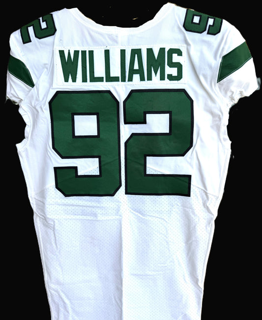 Leonard Williams GAME WORN/USED 💪 New York Jets Nike NFL Jersey 👕 Inc. PSA Authenticity🛡️