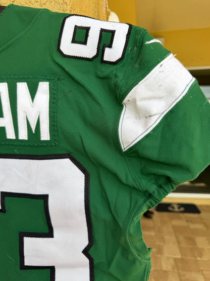 Terrell Basham GAME WORN 💪 12/27/20 PHOTO MATCHED 📸 New York Jets Nike NFL Jersey 👕vs. Cleveland Browns Also includes PSA Authenticity🛡️