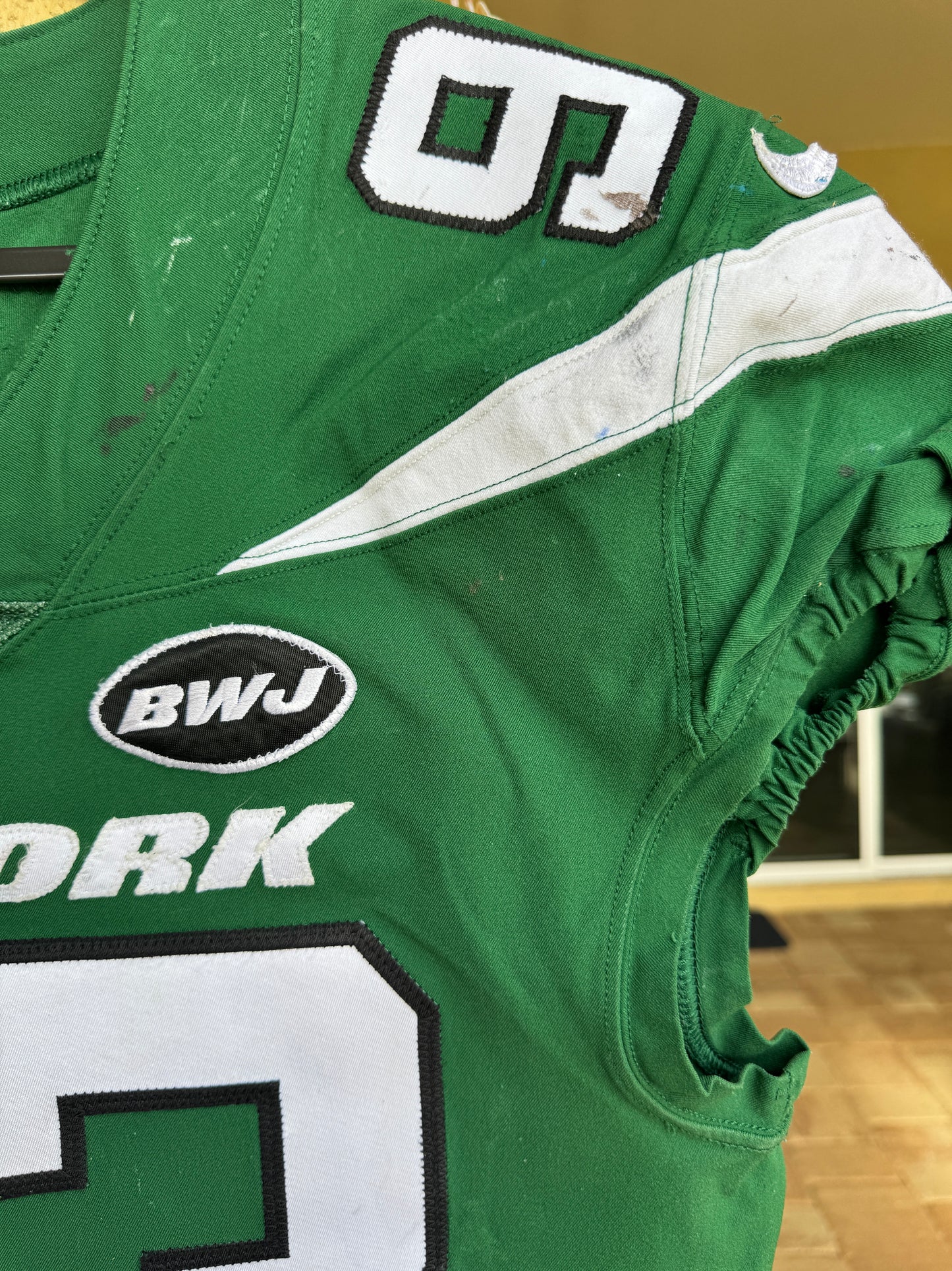 Terrell Basham GAME WORN 💪 12/27/20 PHOTO MATCHED 📸 New York Jets Nike NFL Jersey 👕vs. Cleveland Browns Also includes PSA Authenticity🛡️