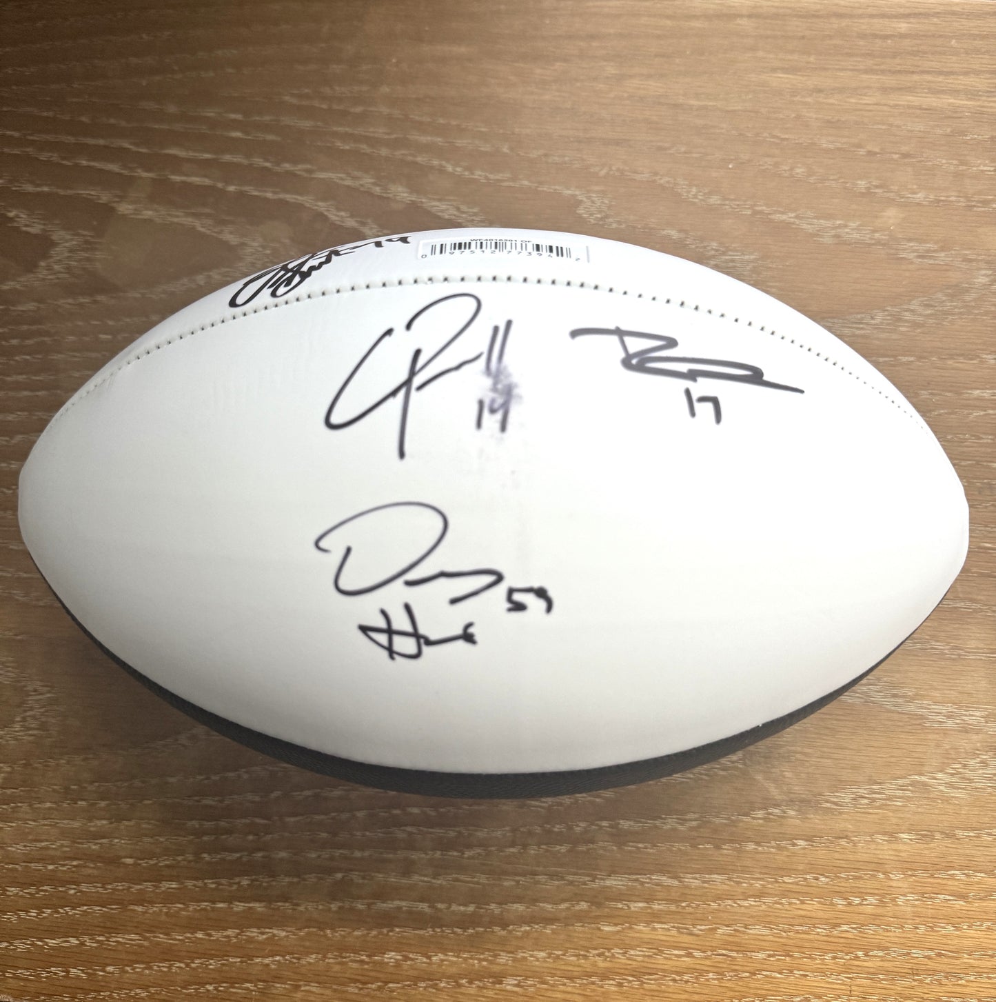 Kansas City Chiefs - Super Bowl 58 Commemorative Ball Signed✍️by 5 NFL Players💯Donovan Smith, Cornell Powell, Austin Reiter, Richie James