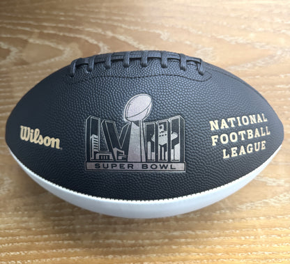 Kansas City Chiefs - Super Bowl 58 Commemorative Ball Signed✍️by 5 NFL Players💯Donovan Smith, Cornell Powell, Austin Reiter, Richie James