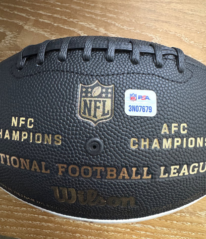 Kansas City Chiefs - Super Bowl 58 Commemorative Ball Signed✍️by 5 NFL Players💯Donovan Smith, Cornell Powell, Austin Reiter, Richie James