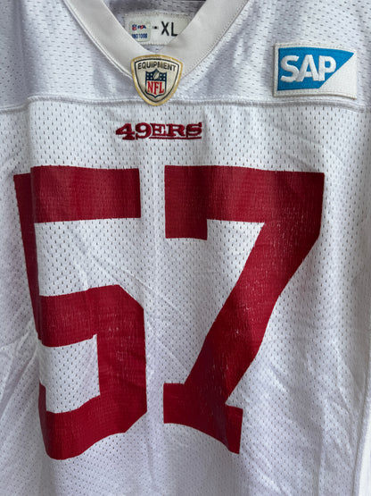 Michael Wilhoite San Francisco 49ers Practice WORN💪NFL Jersey 👕