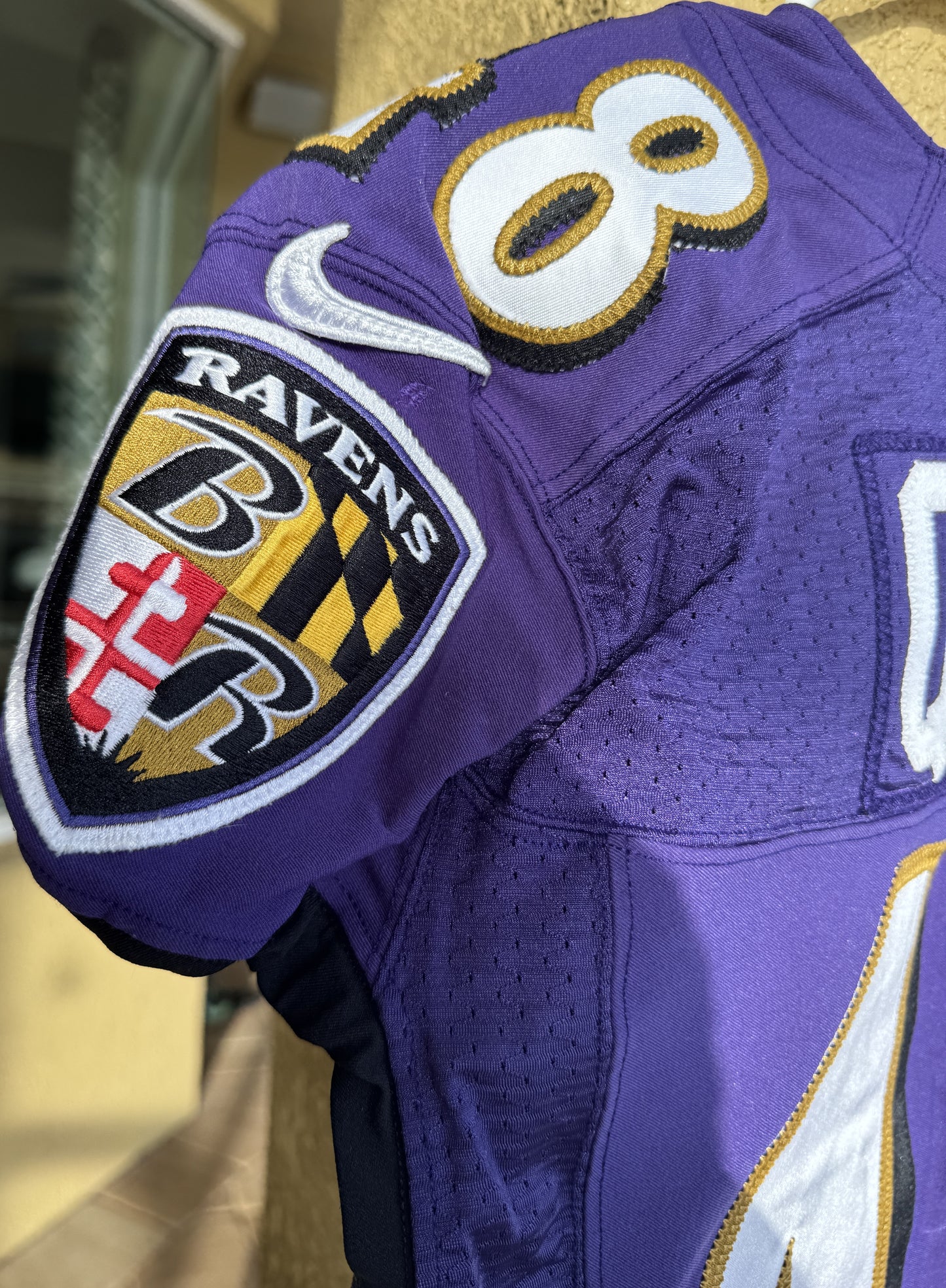 Patrick Queen GAME WORN💪2020 Season💯On-Field Baltimore Ravens Jersey💜Rare💥