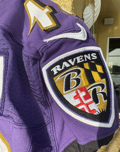 Patrick Queen GAME WORN💪2020 Season💯On-Field Baltimore Ravens Jersey💜Rare💥