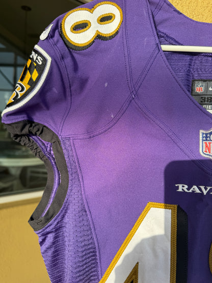 Patrick Queen GAME WORN💪2020 Season💯On-Field Baltimore Ravens Jersey💜Rare💥