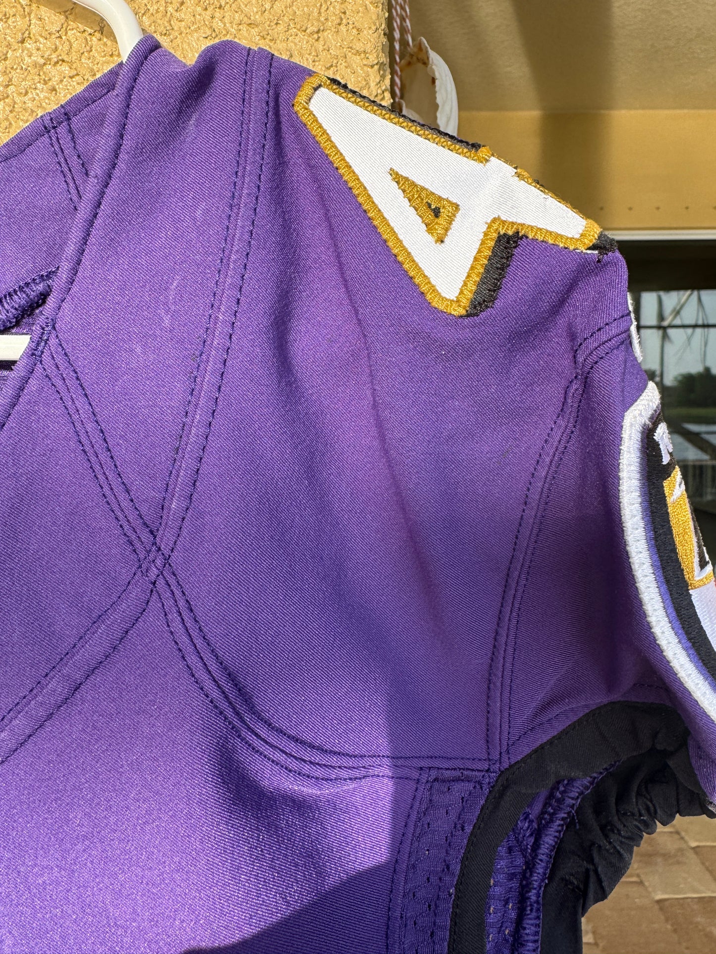 Patrick Queen GAME WORN💪2020 Season💯On-Field Baltimore Ravens Jersey💜Rare💥