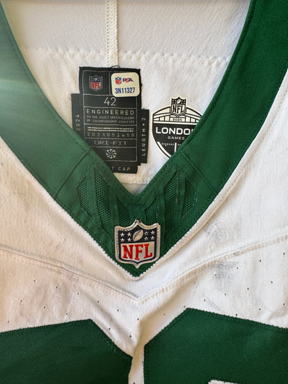 Will McDonald IV GAME USED 10/6/2024 New York Jets NFL Jersey - London Games🌍 vs. Minnesota Vikings