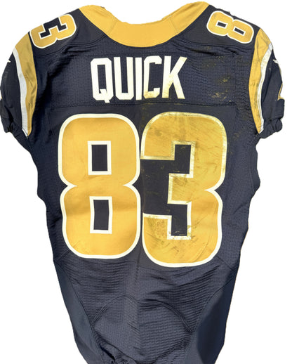 Brian Quick GAME-WORN💪10/23/16 PHOTO MATCHED📸Los Angeles Rams🐏NFL Jersey👕 vs. New York Giants