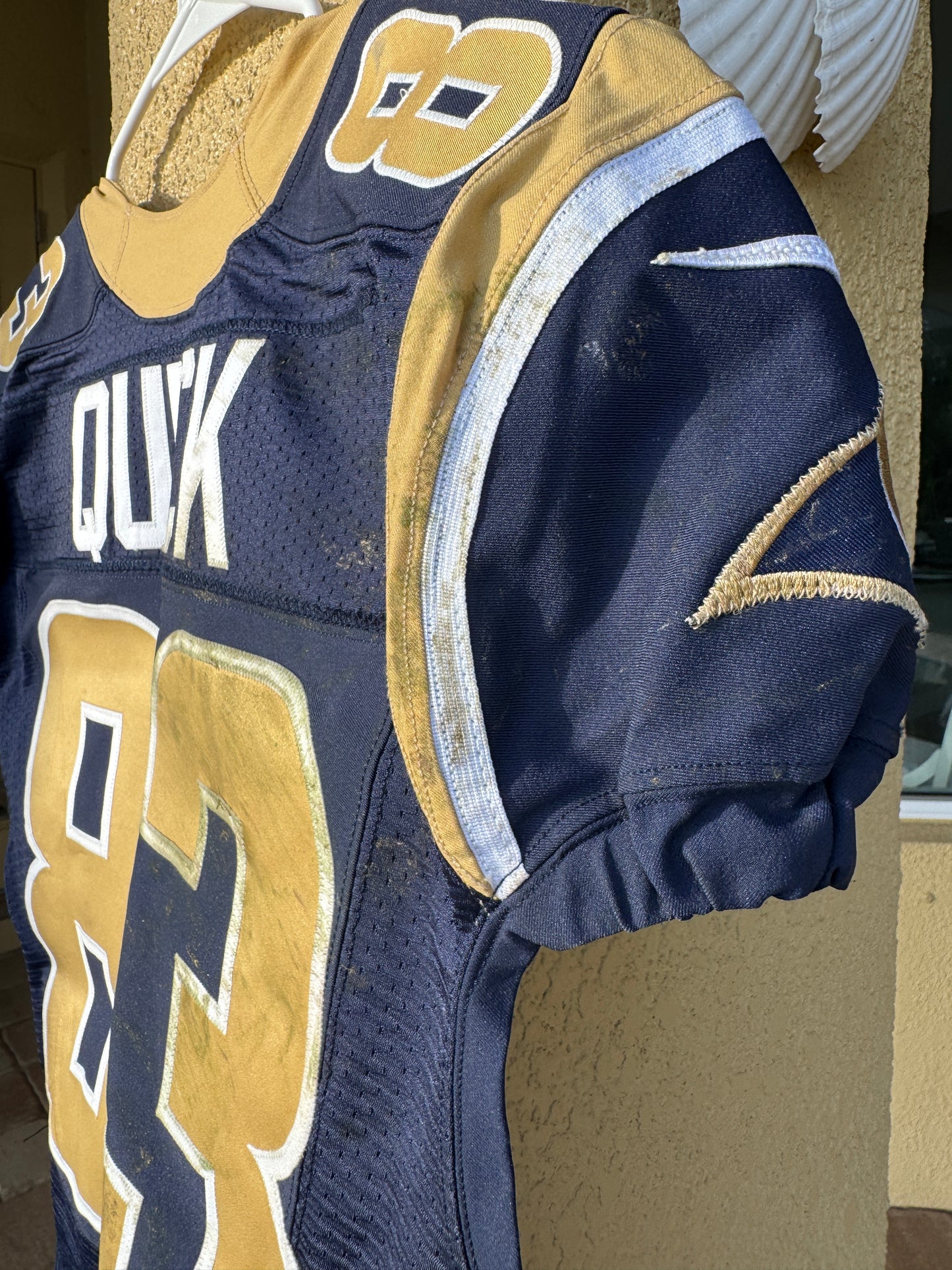 Brian Quick GAME-WORN💪10/23/16 PHOTO MATCHED📸Los Angeles Rams🐏NFL Jersey👕 vs. New York Giants