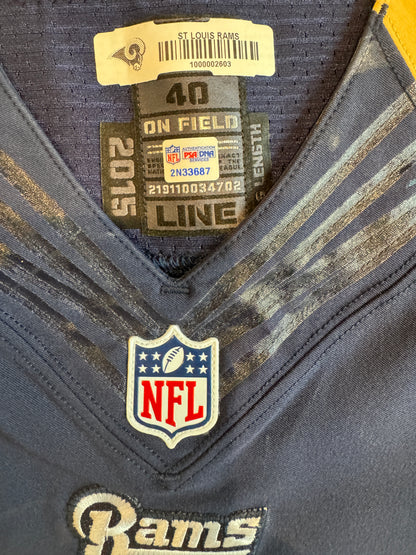 Brian Quick GAME-WORN💪10/23/16 PHOTO MATCHED📸Los Angeles Rams🐏NFL Jersey👕 vs. New York Giants