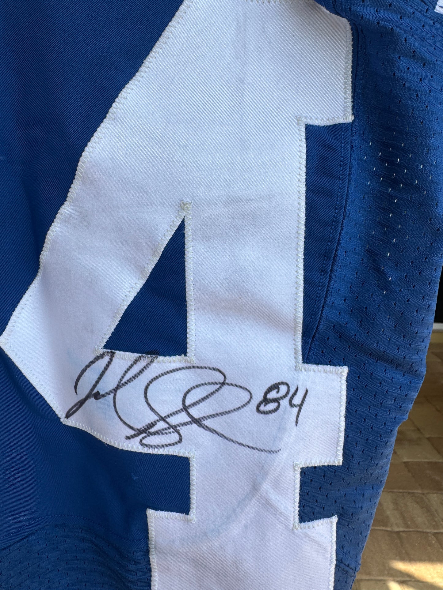 Jack Doyle Signed ✍️ GAME WORN 💪 10/17/21 PHOTO MATCHED 📸 Colts Nike NFL Jersey 👕 Rare💥 Includes PSA Authenticity 🛡️