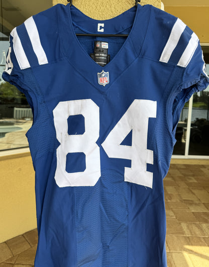 Jack Doyle Signed ✍️ GAME WORN 💪 10/17/21 PHOTO MATCHED 📸 Colts Nike NFL Jersey 👕 Rare💥 Includes PSA Authenticity 🛡️