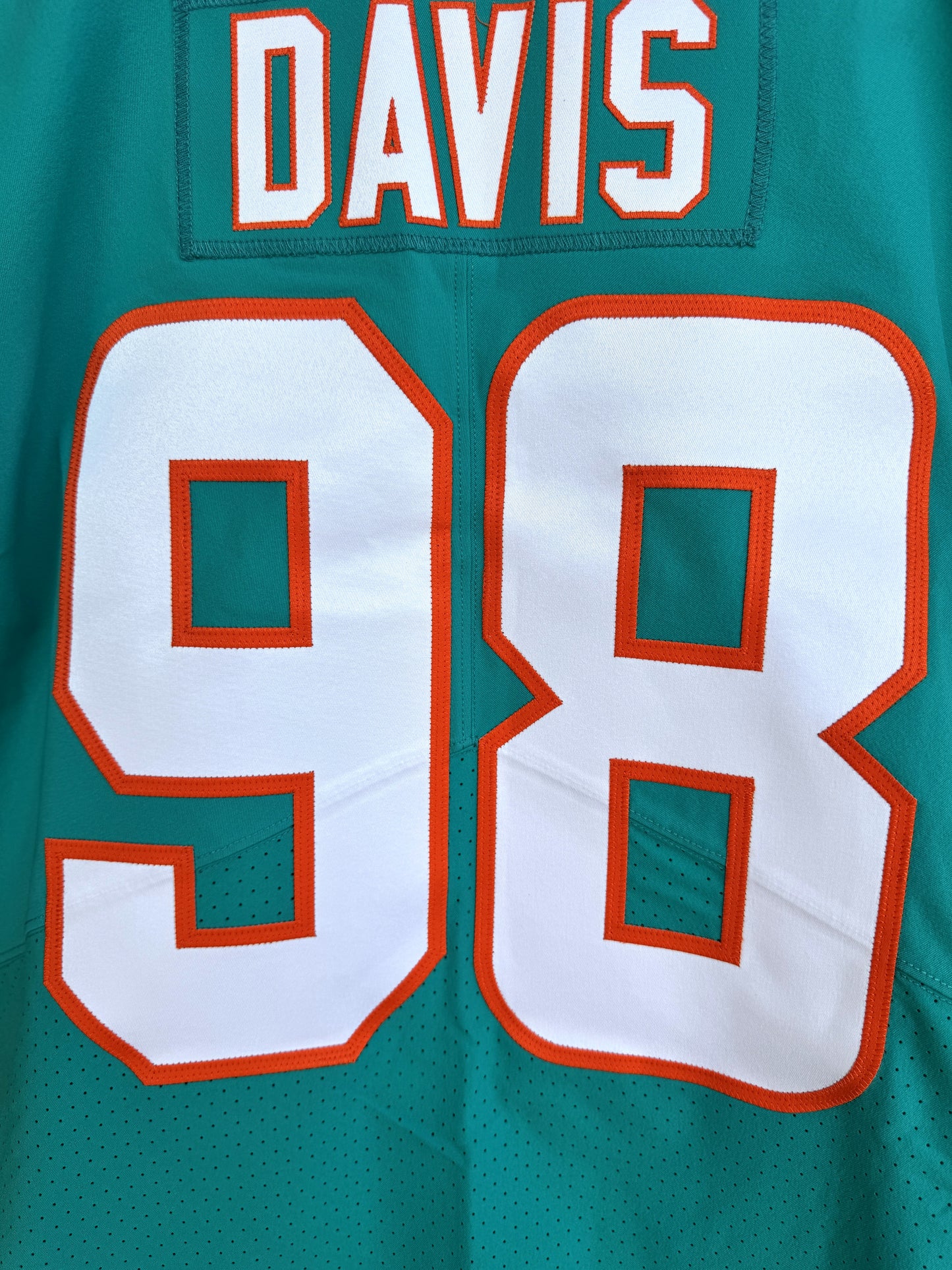 Raekwon Davis GAME ISSUED 💪 Miami Dolphins 🐬 Authentic On-Field Nike NFL Jersey🎽 Inc. PSA Authenticity 🛡️
