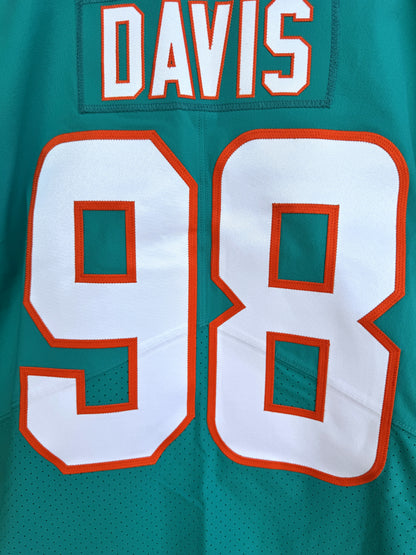 Raekwon Davis GAME ISSUED 💪 Miami Dolphins 🐬 Authentic On-Field Nike NFL Jersey🎽 Inc. PSA Authenticity 🛡️