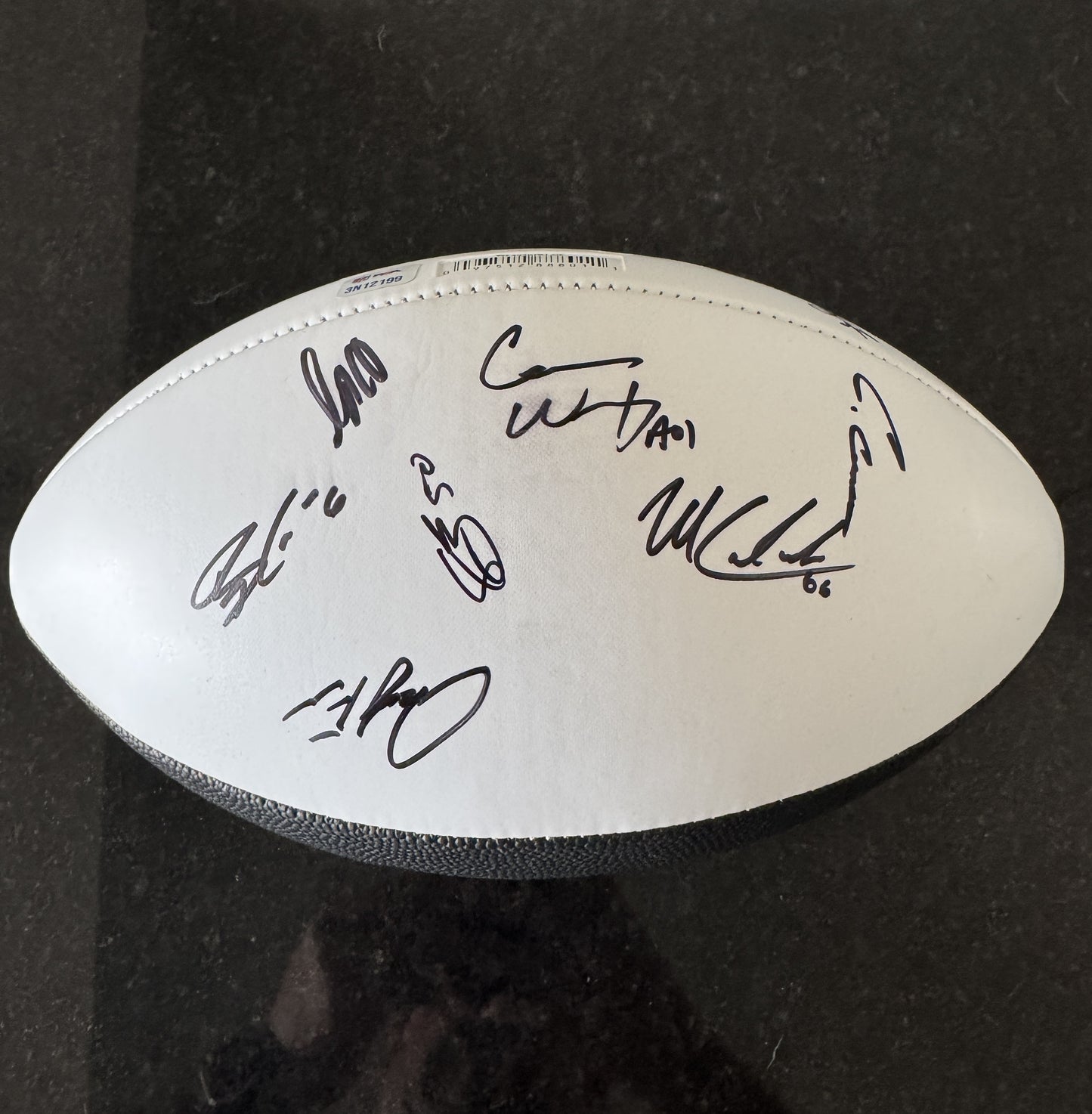 Travis Kelce💥Kansas City Chiefs MULTI Signed Super Bowl 59 Ball Signed By Travis Kelce, Isaiah Pacheco, Carson Wentz & Others