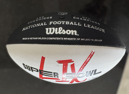 Travis Kelce💥Kansas City Chiefs MULTI Signed Super Bowl 59 Ball Signed By Travis Kelce, Isaiah Pacheco, Carson Wentz & Others