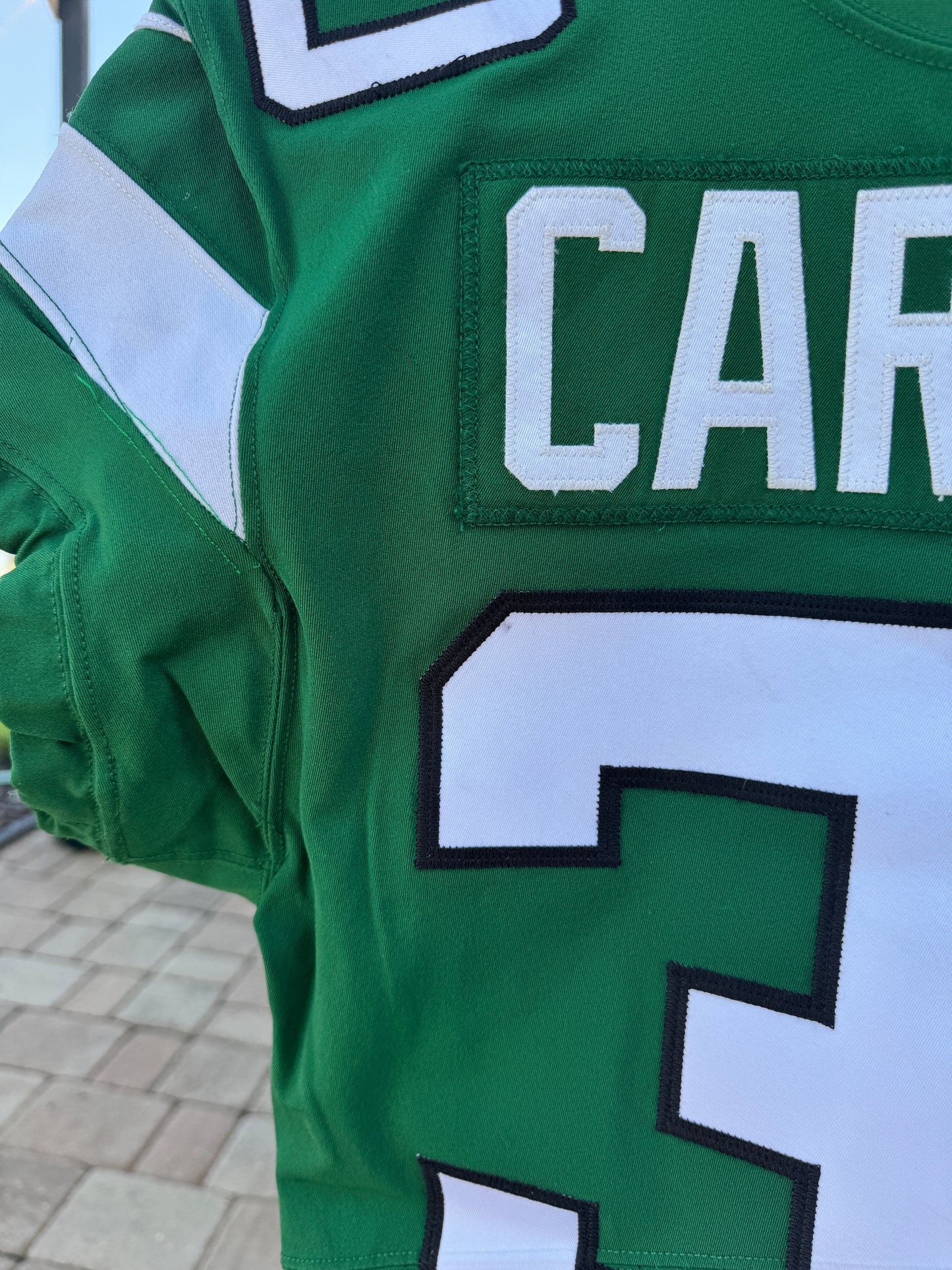 Michael Carter II GAME WORN/USED 💪 New York Jets Nike NFL Jersey 👕 Inc. PSA Authenticity🛡️ Salute to Service