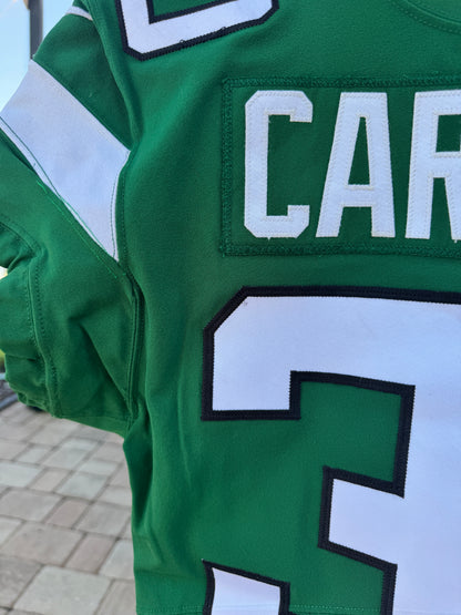 Michael Carter II GAME WORN/USED 💪 New York Jets Nike NFL Jersey 👕 Inc. PSA Authenticity🛡️ Salute to Service