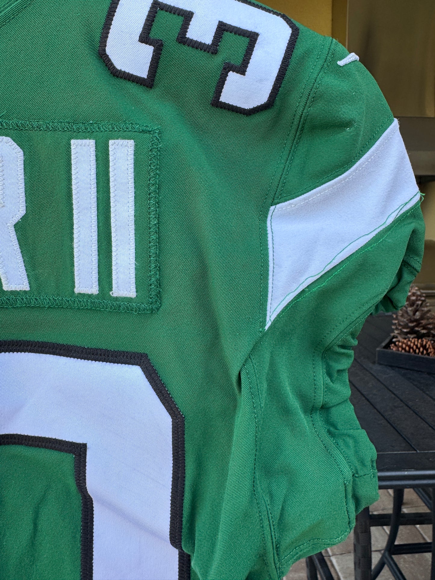 Michael Carter II GAME WORN/USED 💪 New York Jets Nike NFL Jersey 👕 Inc. PSA Authenticity🛡️ Salute to Service