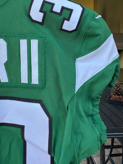 Michael Carter II GAME WORN/USED 💪 New York Jets Nike NFL Jersey 👕 Inc. PSA Authenticity🛡️ Salute to Service