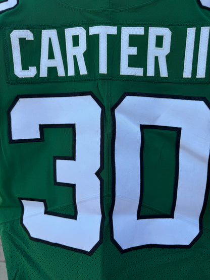 Michael Carter II GAME WORN/USED 💪 New York Jets Nike NFL Jersey 👕 Inc. PSA Authenticity🛡️ Salute to Service