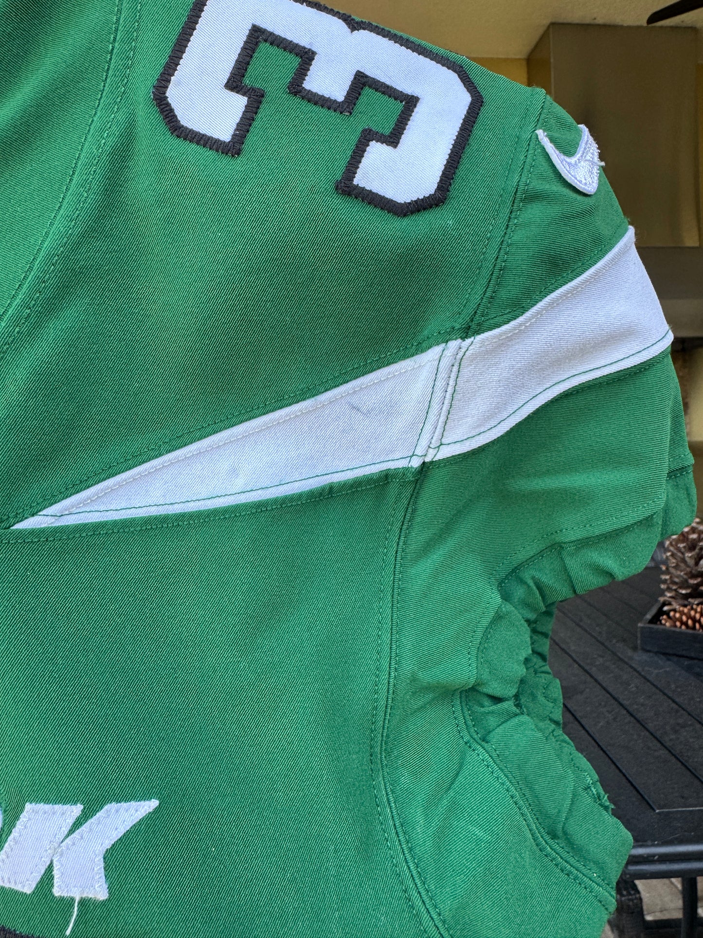 Michael Carter II GAME WORN/USED 💪 New York Jets Nike NFL Jersey 👕 Inc. PSA Authenticity🛡️ Salute to Service