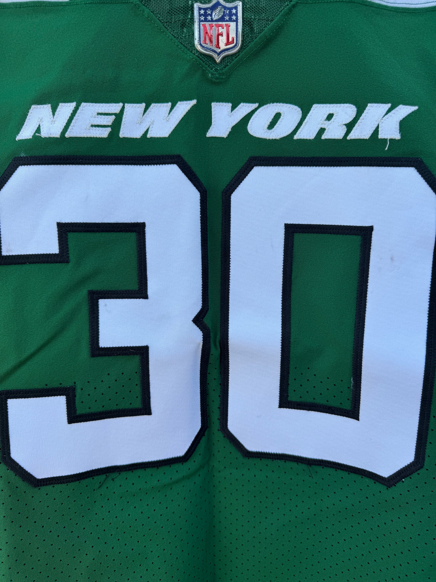 Michael Carter II GAME WORN/USED 💪 New York Jets Nike NFL Jersey 👕 Inc. PSA Authenticity🛡️ Salute to Service