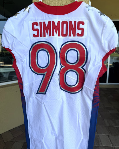 Jeffery Simmons GAME ISSUED 2022 Pro Bowl 💥 Tennessee Titans NFL Nike Jersey 👕 Includes Certificate of Authentication 🛡️
