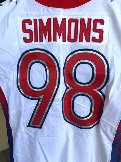 Jeffery Simmons GAME ISSUED 2022 Pro Bowl 💥 Tennessee Titans NFL Nike Jersey 👕 Includes Certificate of Authentication 🛡️