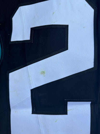 JaMycal Hasty GAME USED 💪 10/01/23 Jacksonville Jaguars 🐆 Nike NFL Jersey vs. Atlanta Falcons 🇬🇧 NFL London Game
