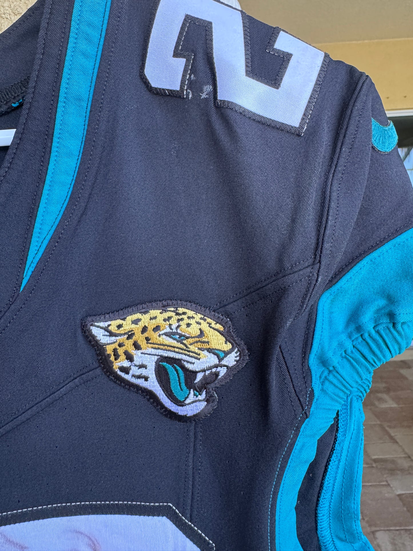JaMycal Hasty GAME USED 💪 10/01/23 Jacksonville Jaguars 🐆 Nike NFL Jersey vs. Atlanta Falcons 🇬🇧 NFL London Game